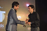    Actor & Director Pravin Dabas   winner   TV News Anchor Marathi   Alka Dhupkar IBN Lokmat.